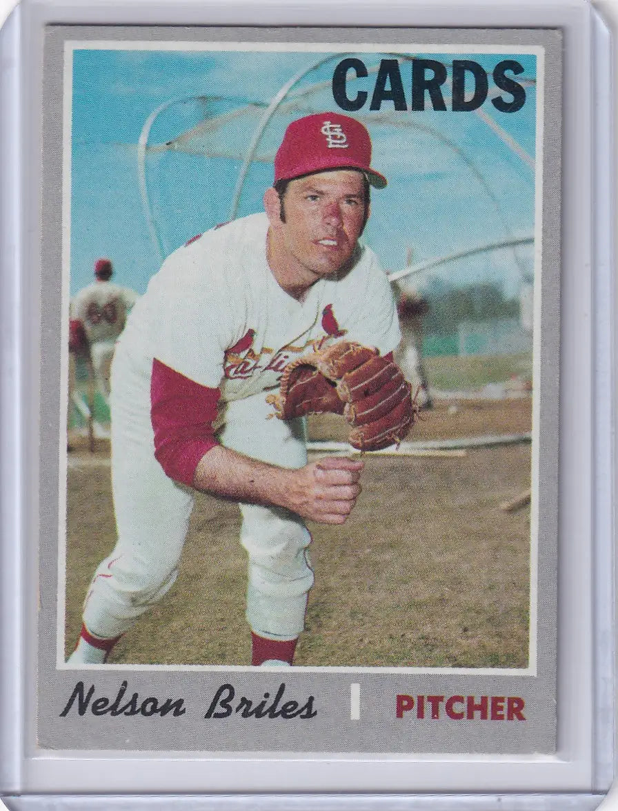 1970 Topps Baseball #435 Nelson Briles - St. Louis Cardinals
