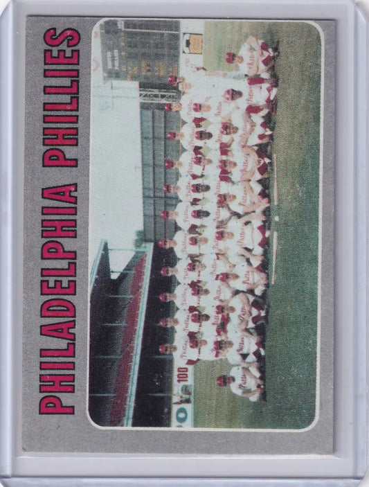 1970 Topps Baseball #436 Philadelphia Phillies Team - Baseball Card Single