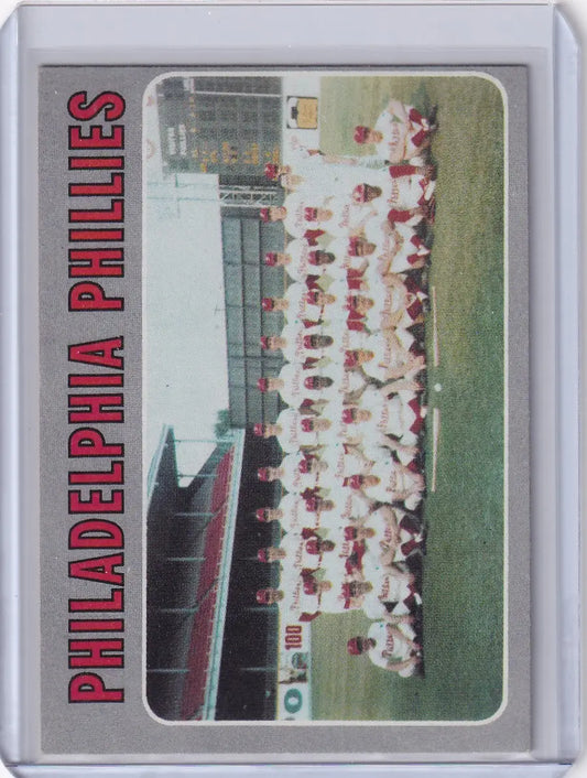 1970 Topps Baseball #436 Philadelphia Phillies Team - Baseball Card Single