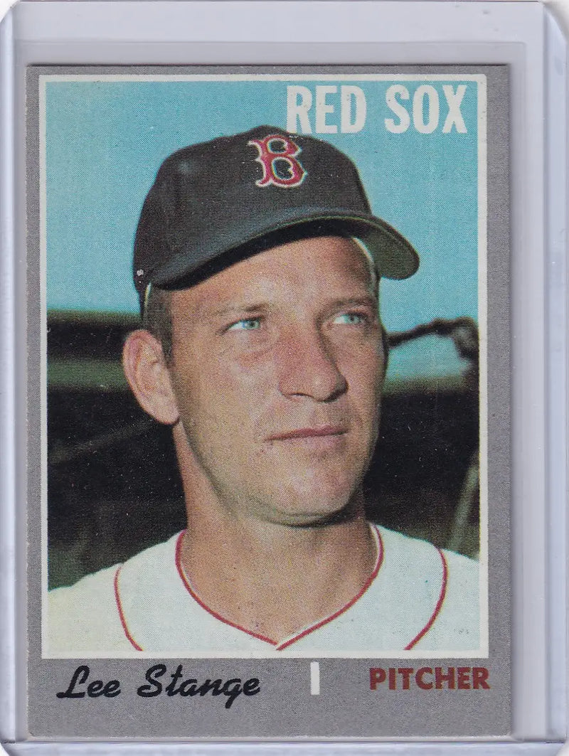 1970 Topps Baseball #447 Lee Stange - Boston Red Sox