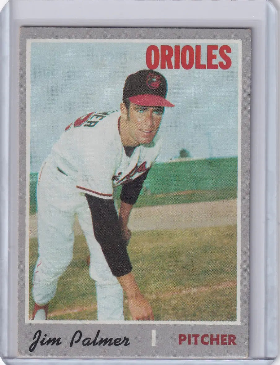 1970 Topps Baseball #449 Jim Palmer - Baltimore Orioles