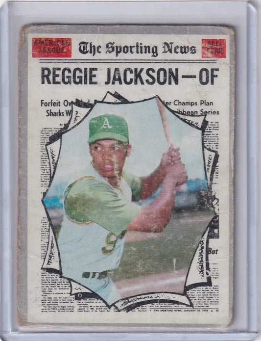 1970 Topps Baseball #459 Reggie Jackson - Oakland Athletics AS - Baseball Card Single