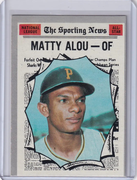 1970 Topps Baseball #460 Matty Alou - Pittsburgh Pirates AS - Baseball Card Single
