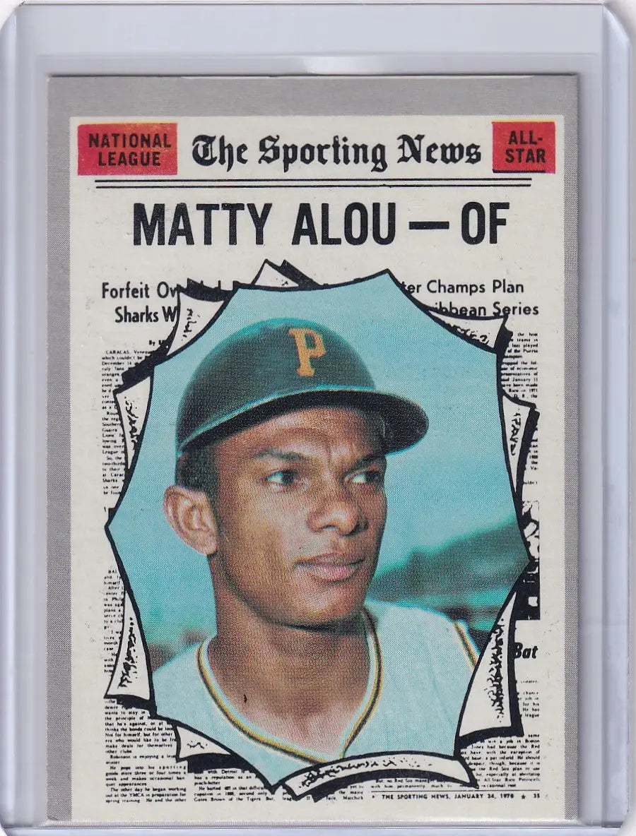 1970 Topps Baseball #460 Matty Alou - Pittsburgh Pirates