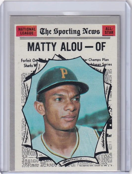 1970 Topps Baseball #460 Matty Alou - Pittsburgh Pirates AS - Baseball Card Single