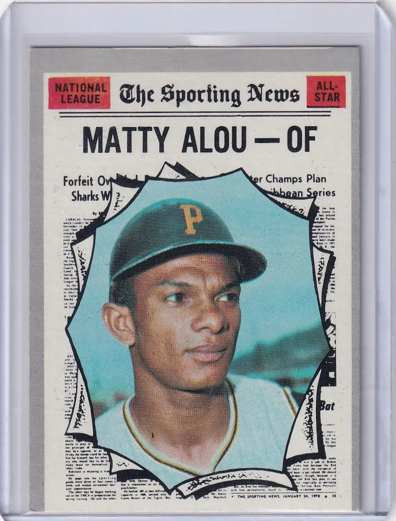 1970 Topps Baseball #460 Matty Alou - Pittsburgh Pirates