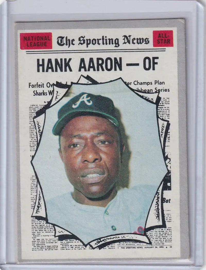 1970 Topps Baseball #462 Hank Aaron - Atlanta Braves
