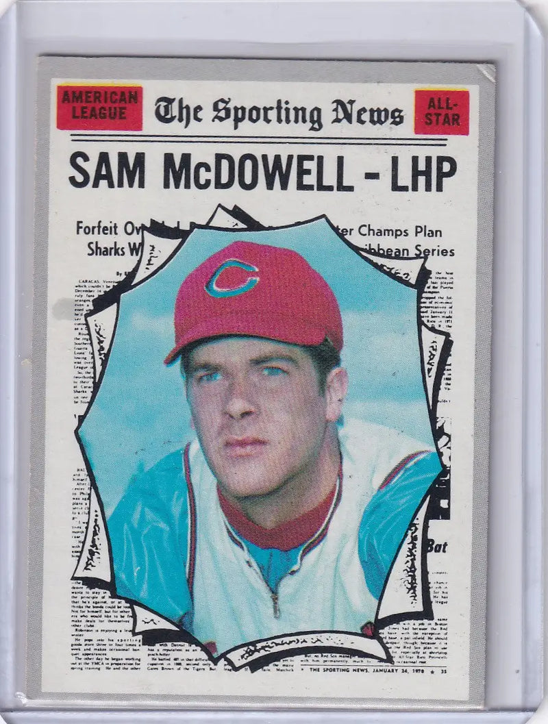 1970 Topps Baseball #469 Sam McDowell - Cleveland Indians