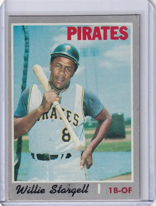 1970 Topps Baseball #470 Willie Stargell - Pittsburgh Pirates - Baseball Card Single
