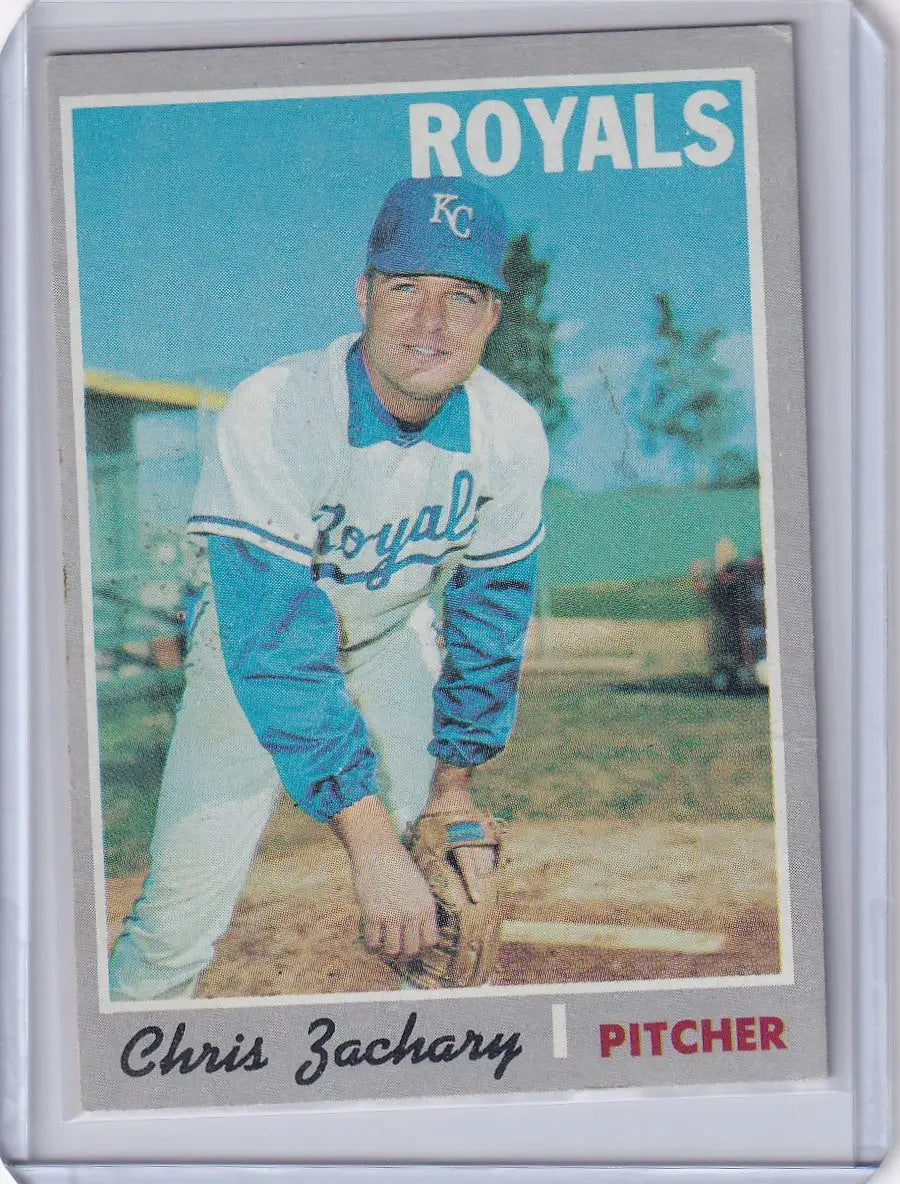 1970 Topps Baseball #471 Chris Zachary - Kansas City Royals