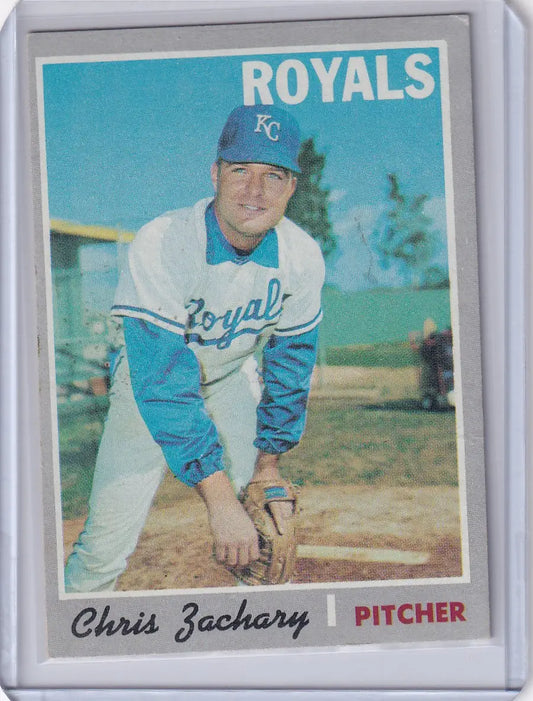 1970 Topps Baseball #471 Chris Zachary - Kansas City Royals - Baseball Card Single