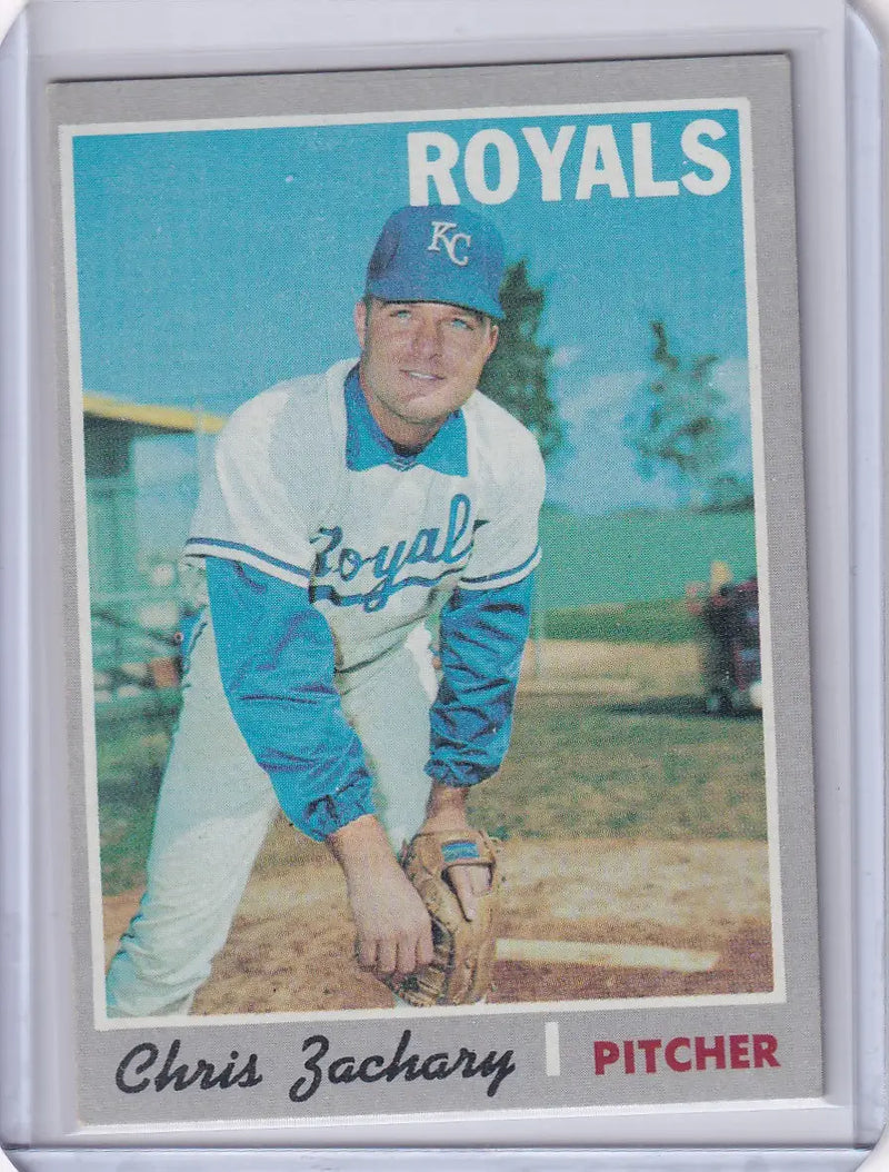 1970 Topps Baseball #471 Chris Zachary - Kansas City Royals
