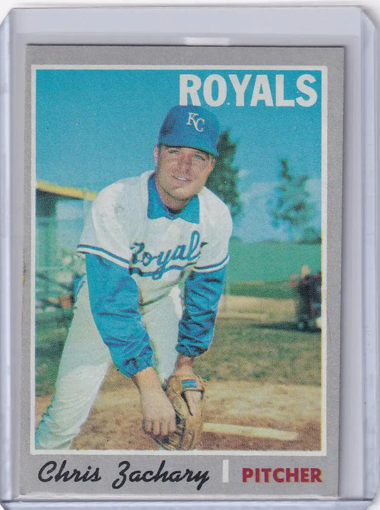 1970 Topps Baseball #471 Chris Zachary - Kansas City Royals - Baseball Card Single