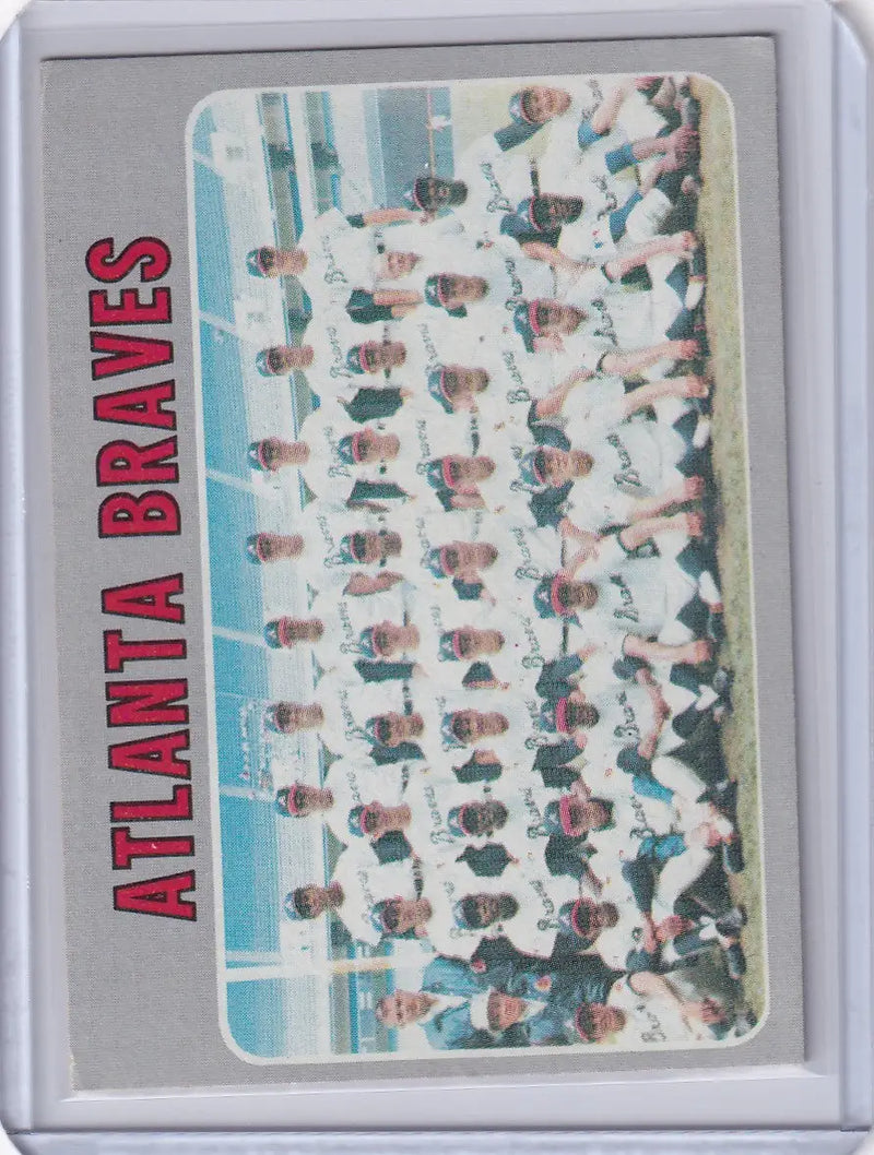1970 Topps Baseball #472 Atlanta Braves Team