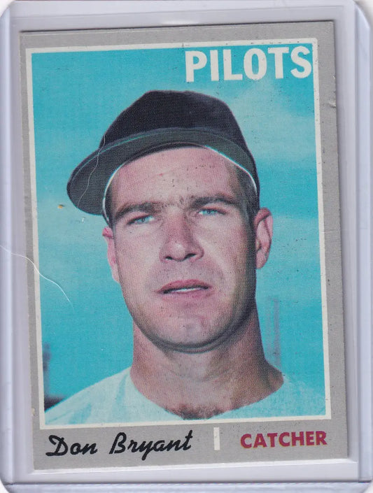 1970 Topps Baseball #473 Don Bryant - Seattle Pilots - Baseball Card Single