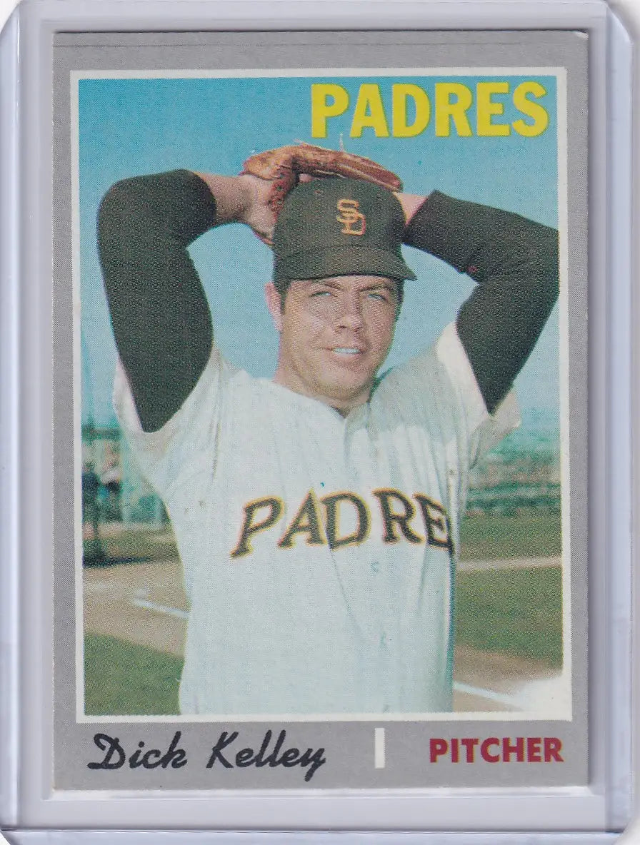 1970 Topps Baseball #474 Dick Kelley - San Diego Padres