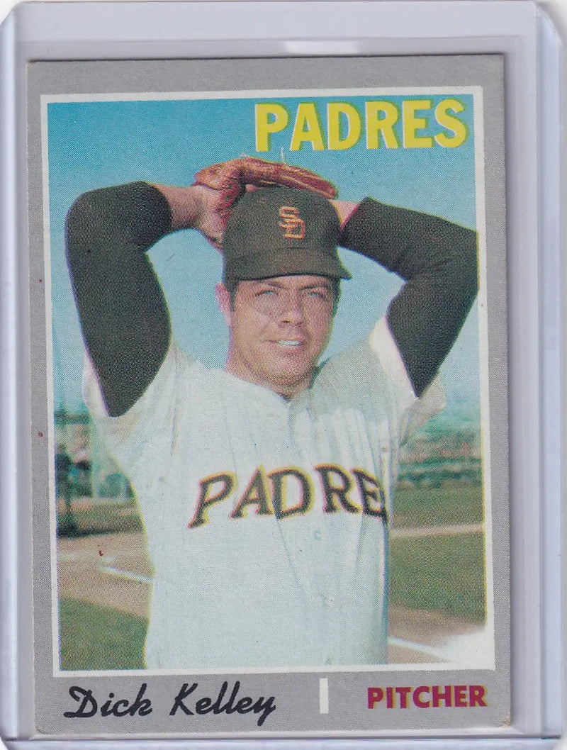 1970 Topps Baseball #474 Dick Kelley - San Diego Padres