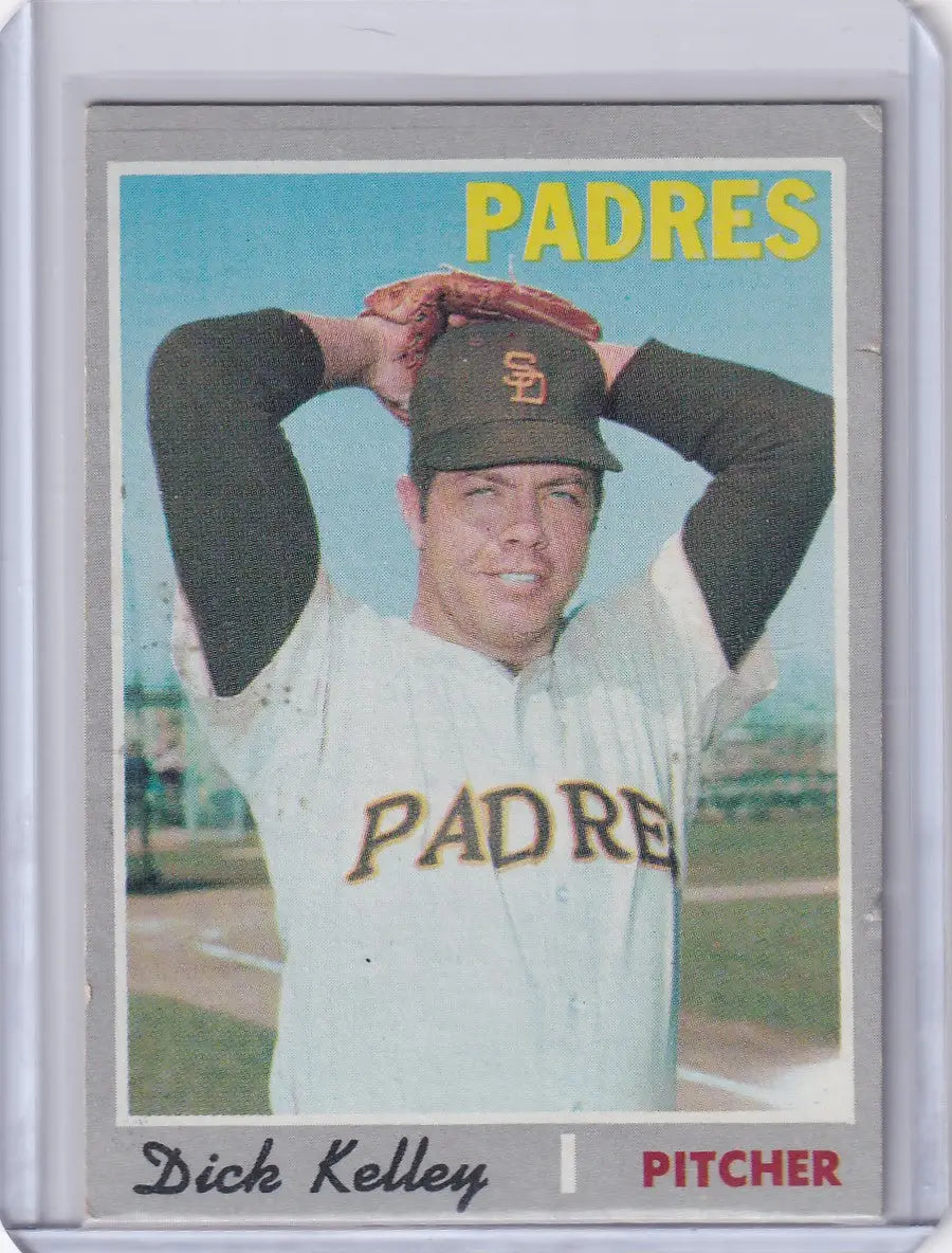 1970 Topps Baseball #474 Dick Kelley - San Diego Padres