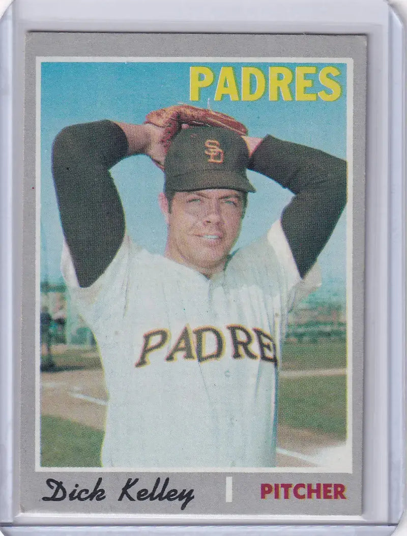 1970 Topps Baseball #474 Dick Kelley - San Diego Padres