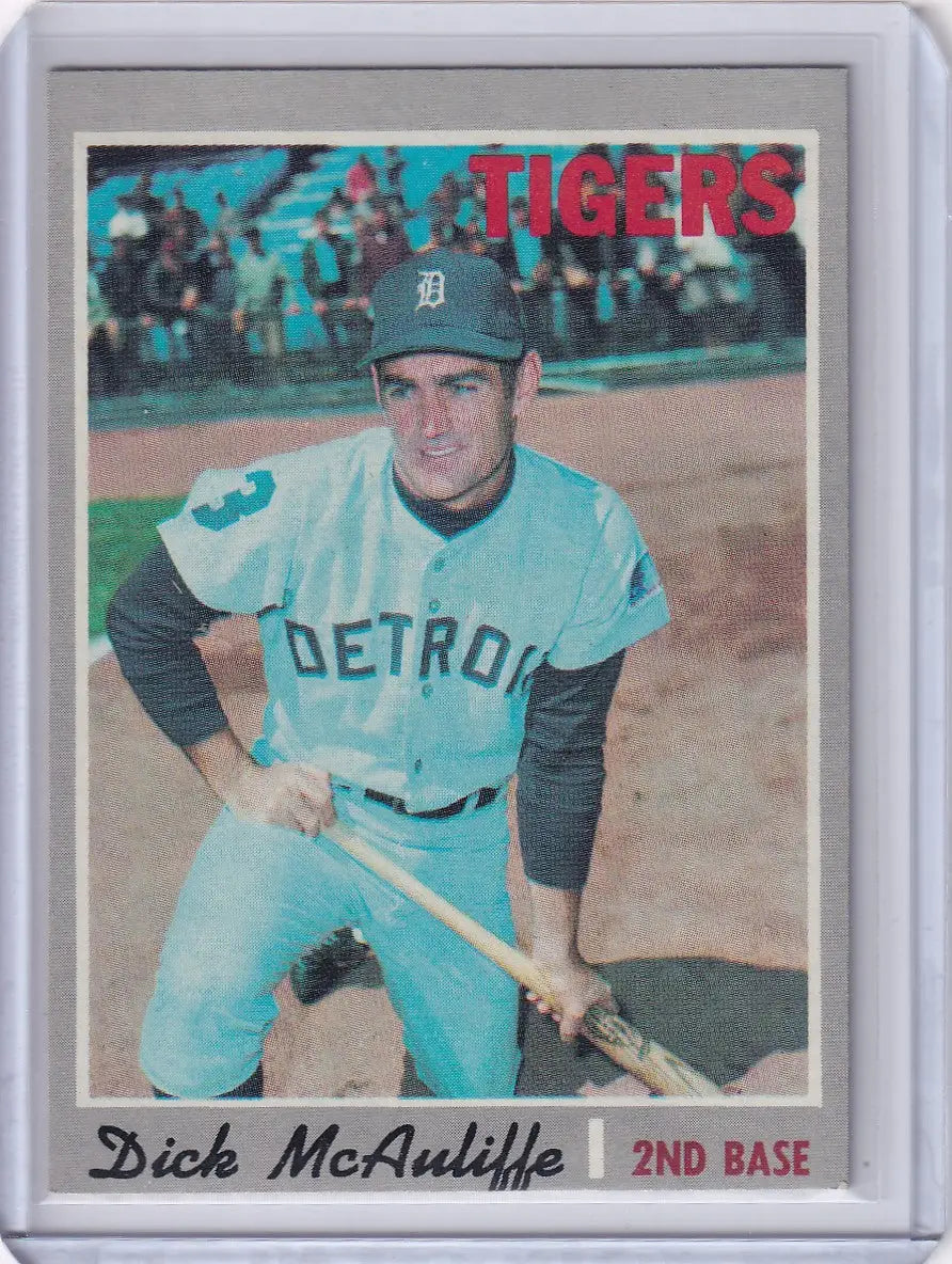 1970 Topps Baseball #475 Dick McAuliffe - Detroit Tigers