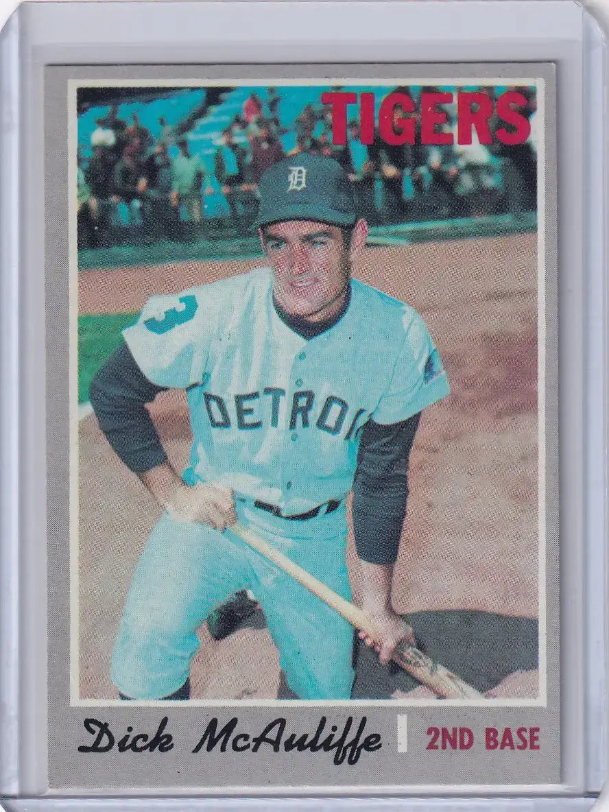 1970 Topps Baseball #475 Dick McAuliffe - Detroit Tigers