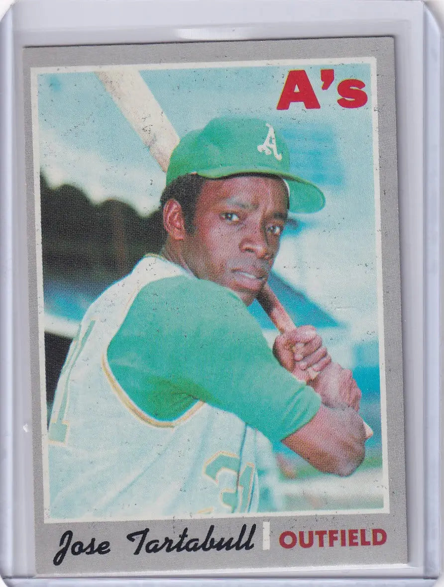 1970 Topps Baseball #481 Jose Tartabull - Oakland Athletics