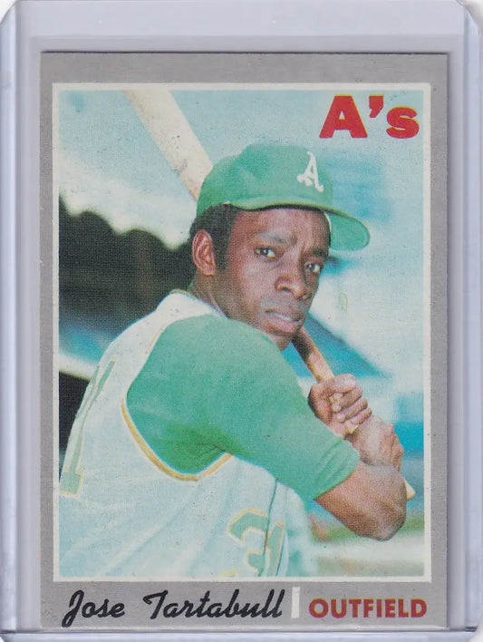 1970 Topps Baseball #481 Jose Tartabull - Oakland Athletics - Baseball Card Single