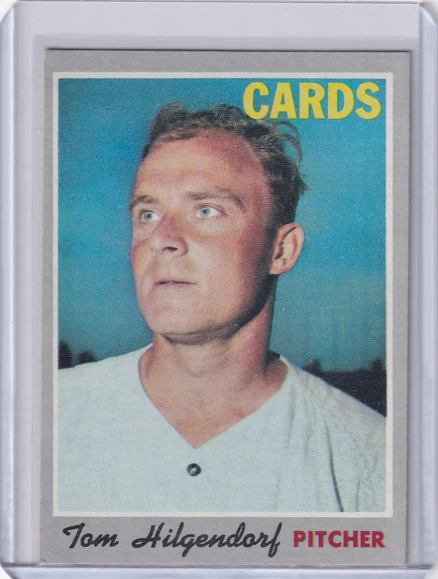 1970 Topps Baseball #482 Tom Hilgendorf - St. Louis Cardinals RC - Baseball Card Single