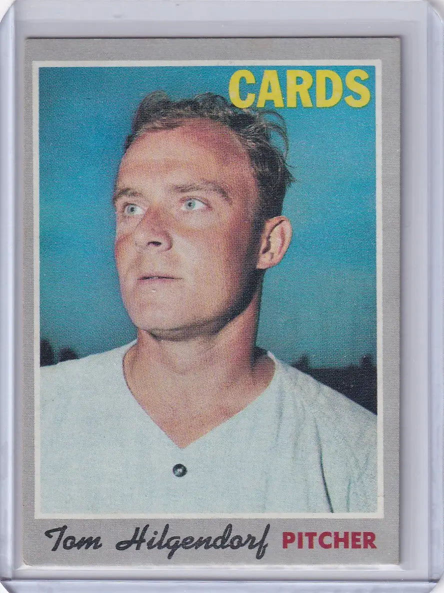 1970 Topps Baseball #482 Tom Hilgendorf - St. Louis Cardinals RC