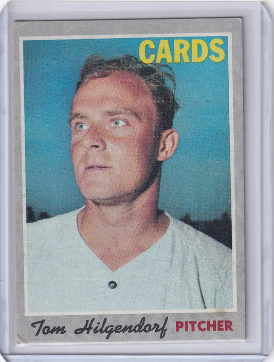 1970 Topps Baseball #482 Tom Hilgendorf - St. Louis Cardinals RC - Baseball Card Single