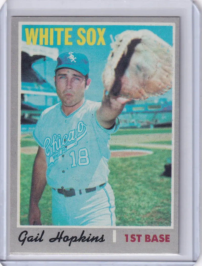 1970 Topps Baseball #483 Gail Hopkins - Chicago White Sox RC