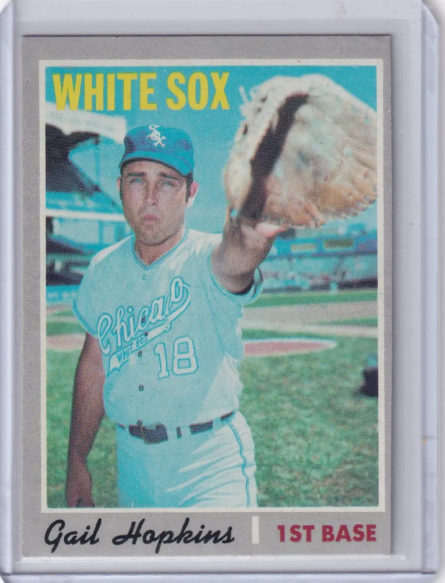 1970 Topps Baseball #483 Gail Hopkins - Chicago White Sox RC