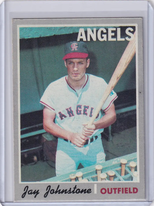 1970 Topps Baseball #485 Jay Johnstone - California Angels - Baseball Card Single