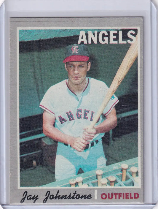 1970 Topps Baseball #485 Jay Johnstone - California Angels - Baseball Card Single
