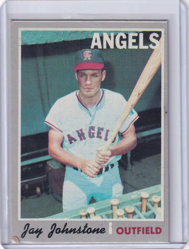 1970 Topps Baseball #485 Jay Johnstone - California Angels