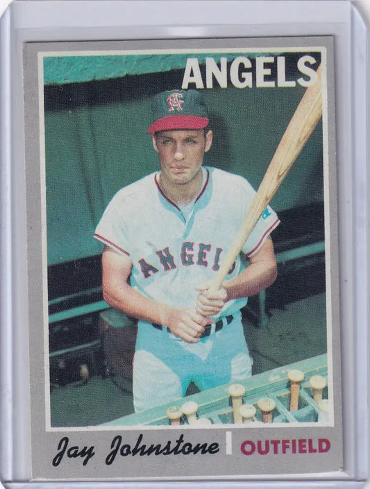 1970 Topps Baseball #485 Jay Johnstone - California Angels - Baseball Card Single