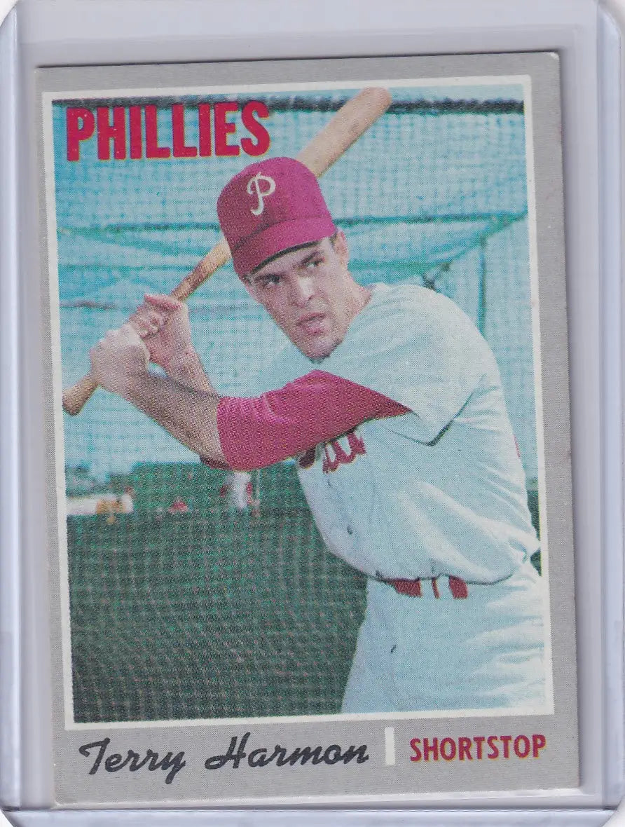 1970 Topps Baseball #486 Terry Harmon - Philadelphia Phillies