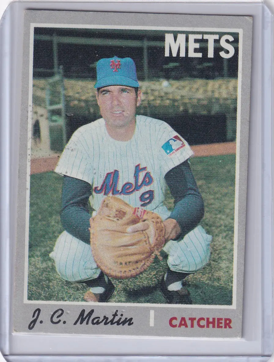 1970 Topps Baseball #488 J.C. Martin - New York Mets