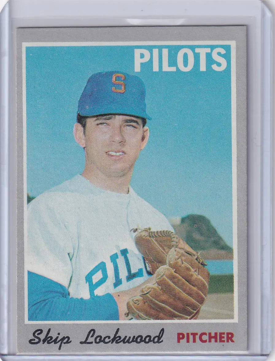 1970 Topps Baseball #499 Skip Lockwood - Seattle Pilots