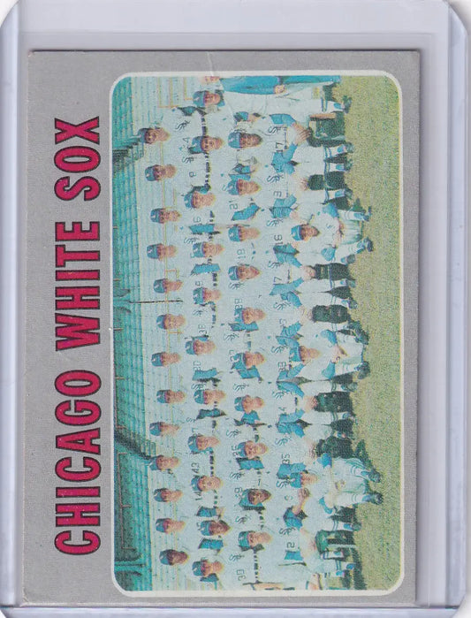 1970 Topps Baseball #501 Chicago White Sox Team - Baseball Card Single
