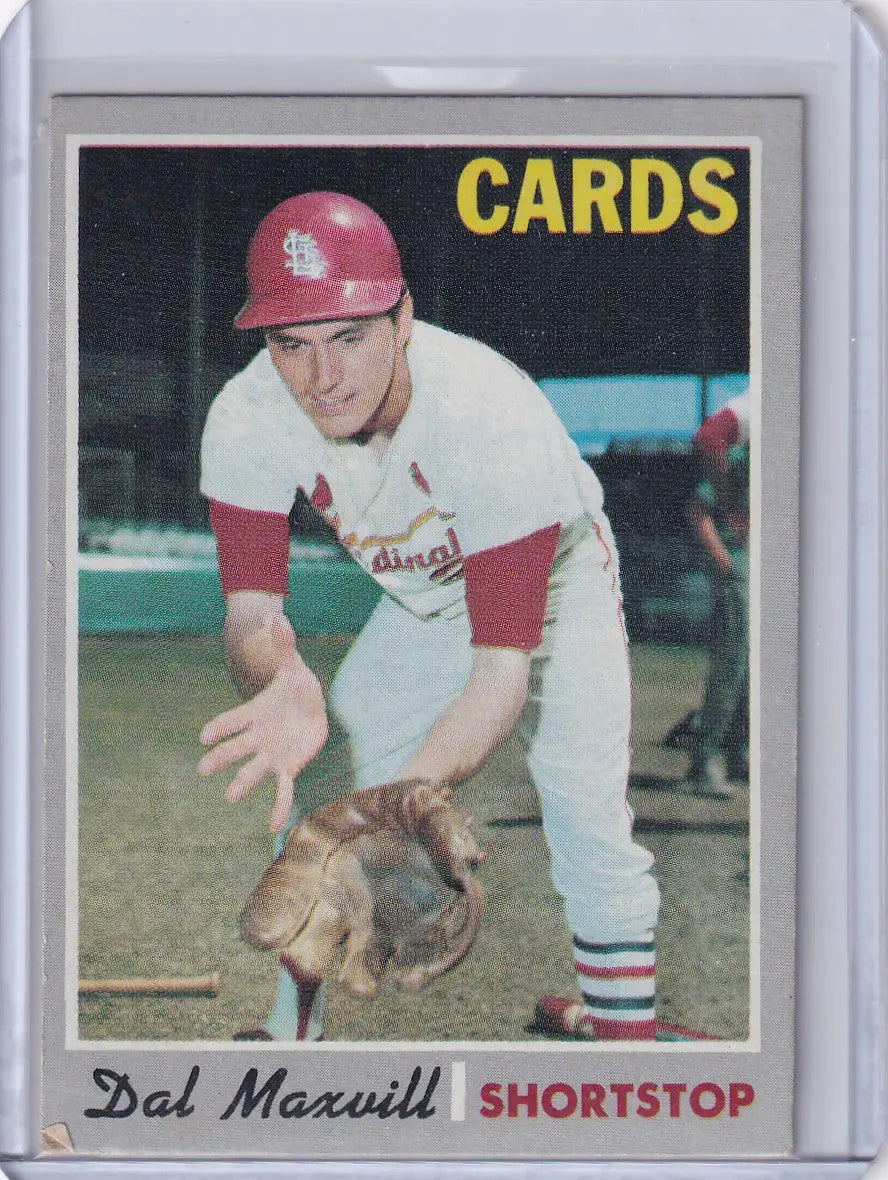 1970 Topps Baseball #503 Dal Maxvill - St. Louis Cardinals