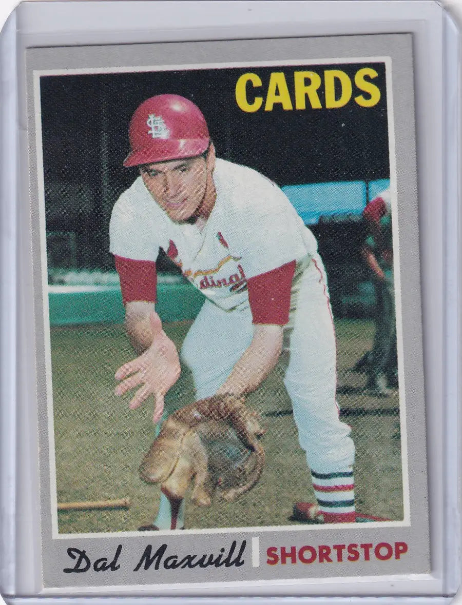 1970 Topps Baseball #503 Dal Maxvill - St. Louis Cardinals