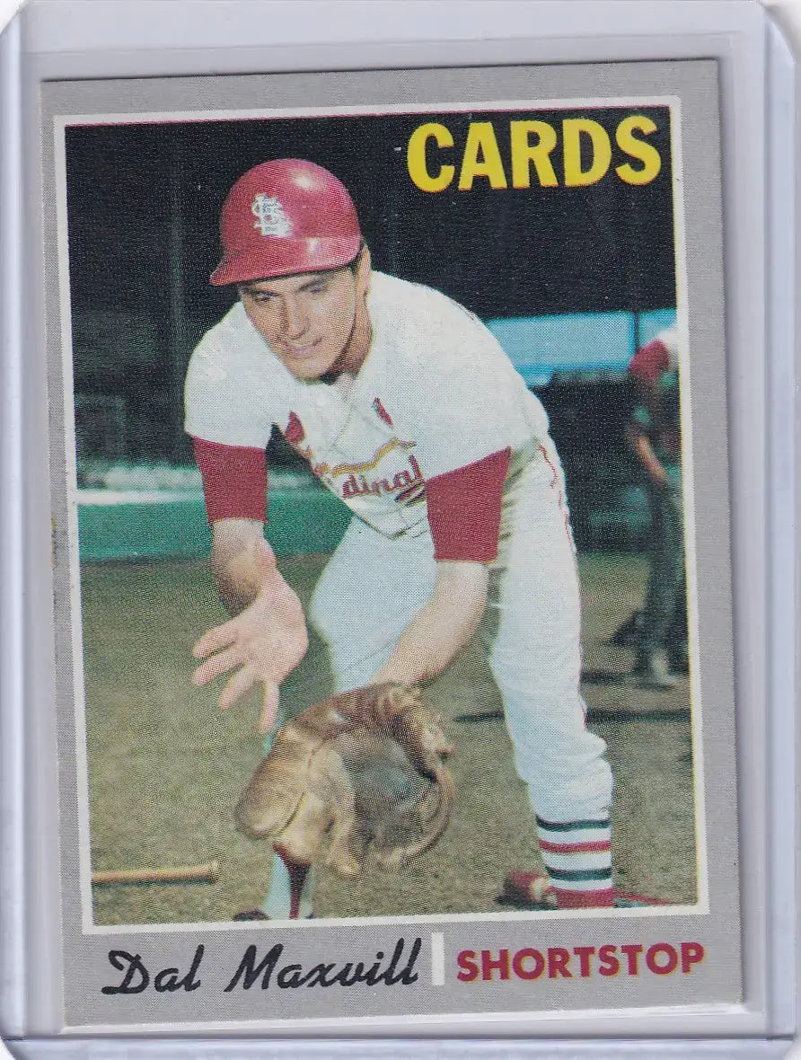 1970 Topps Baseball #503 Dal Maxvill - St. Louis Cardinals