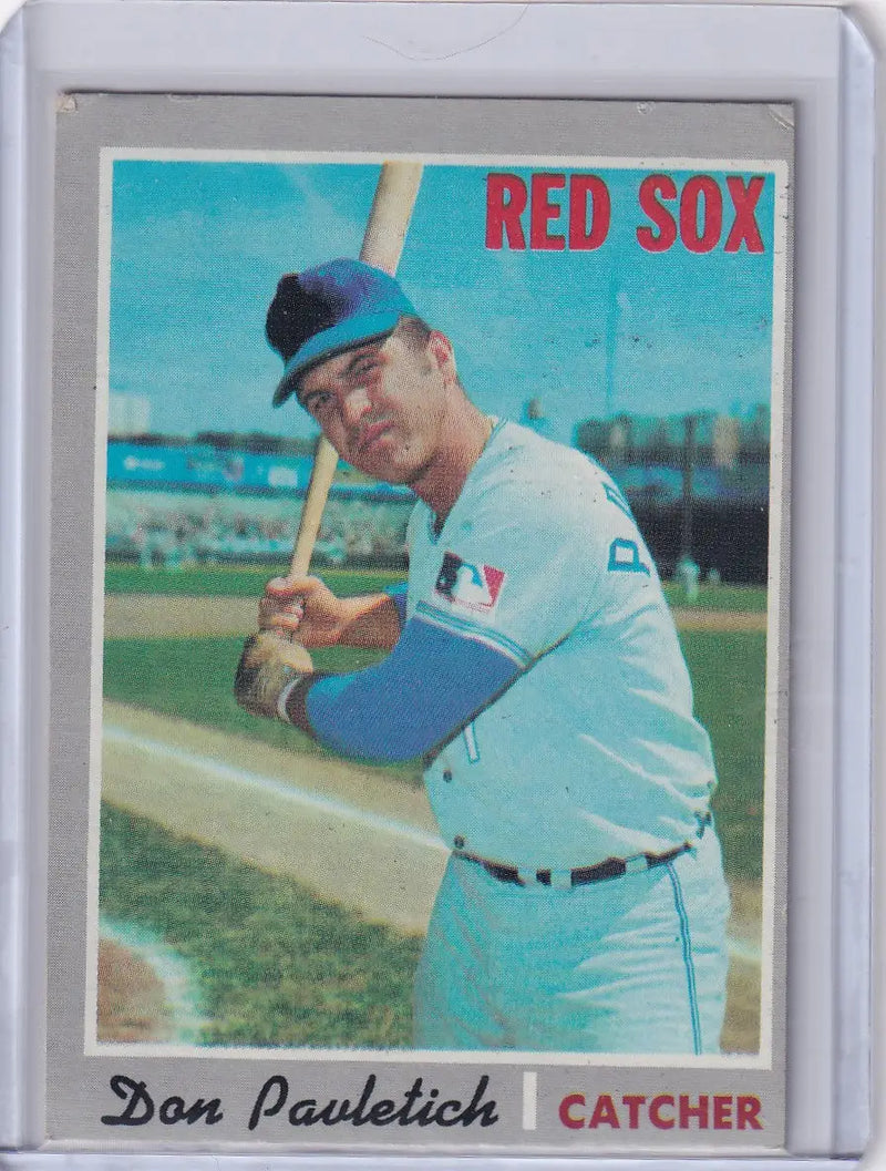 1970 Topps Baseball #504 Don Pavletich - Boston Red Sox