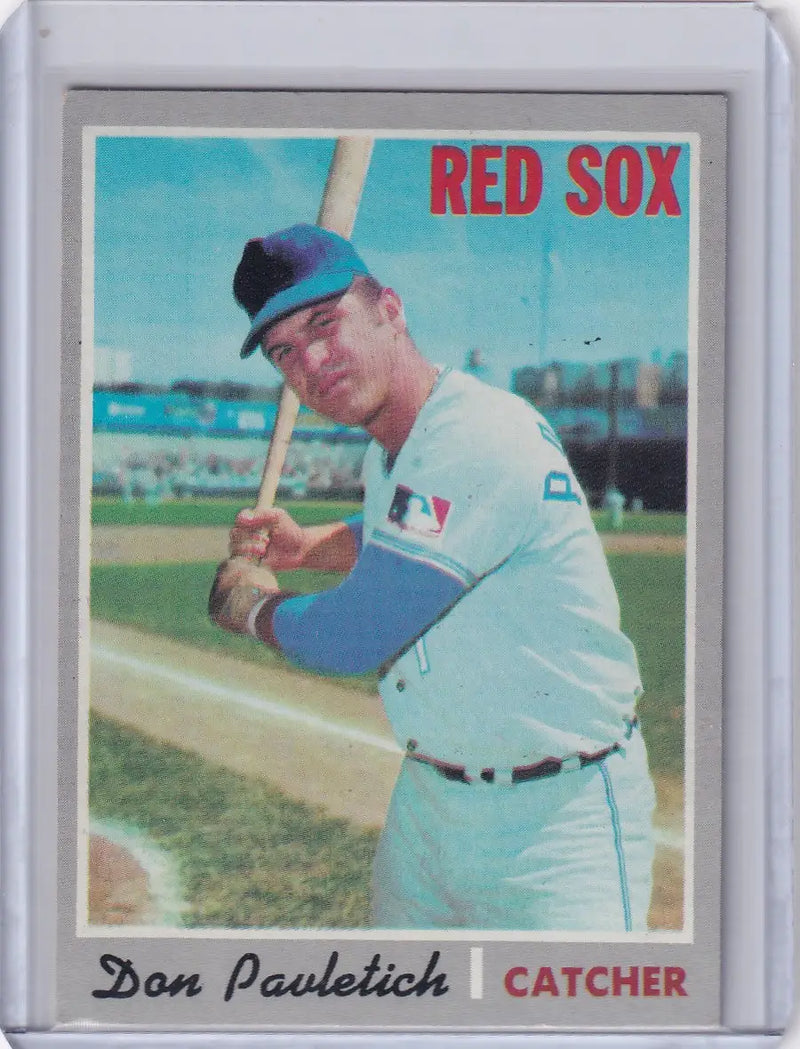 1970 Topps Baseball #504 Don Pavletich - Boston Red Sox