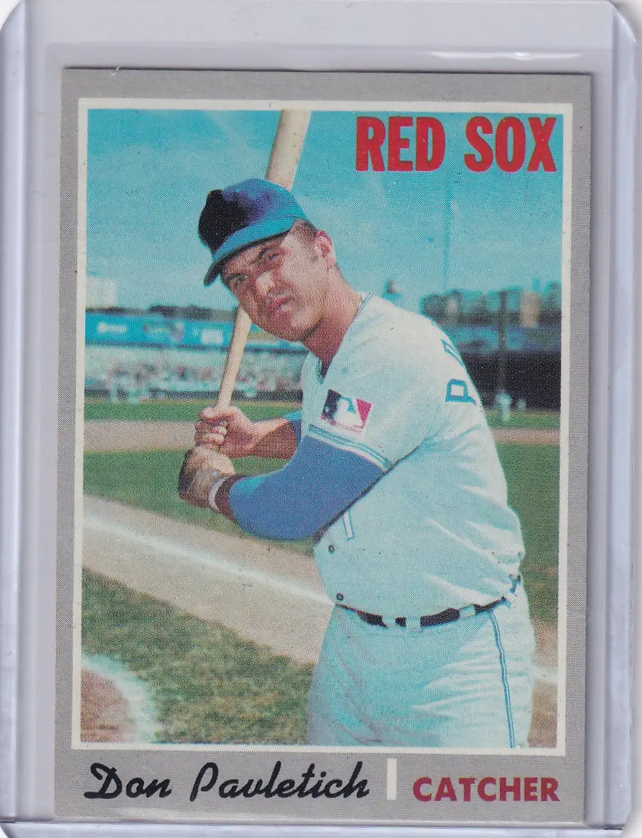 1970 Topps Baseball #504 Don Pavletich - Boston Red Sox