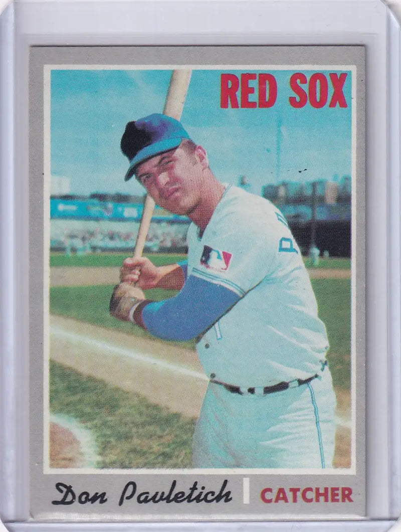 1970 Topps Baseball #504 Don Pavletich - Boston Red Sox
