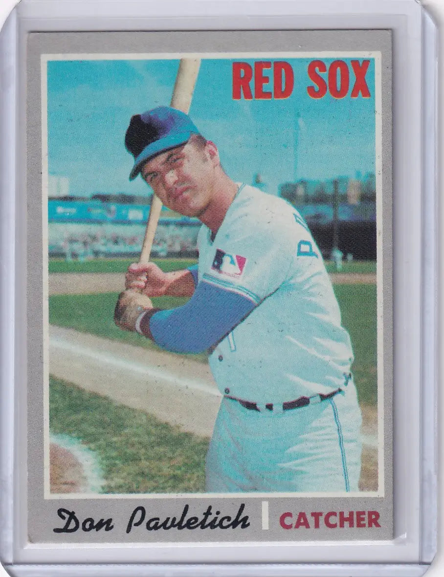 1970 Topps Baseball #504 Don Pavletich - Boston Red Sox