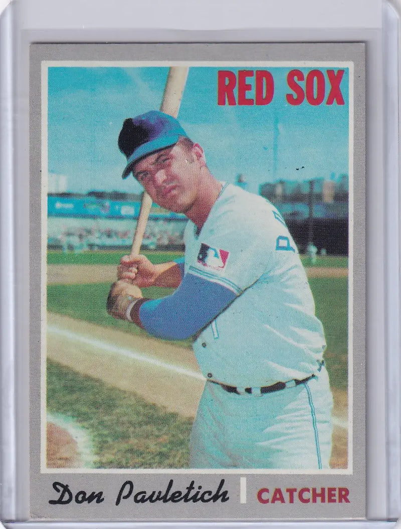 1970 Topps Baseball #504 Don Pavletich - Boston Red Sox