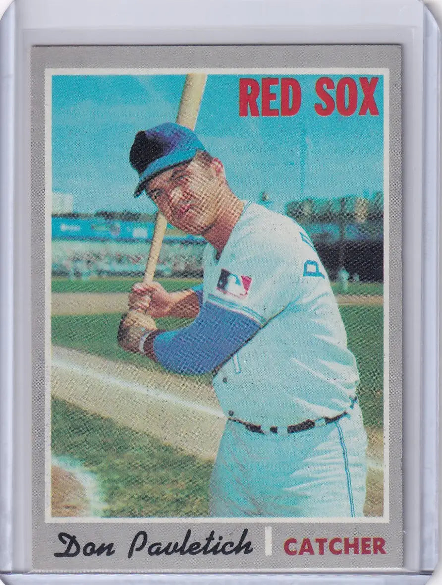 1970 Topps Baseball #504 Don Pavletich - Boston Red Sox